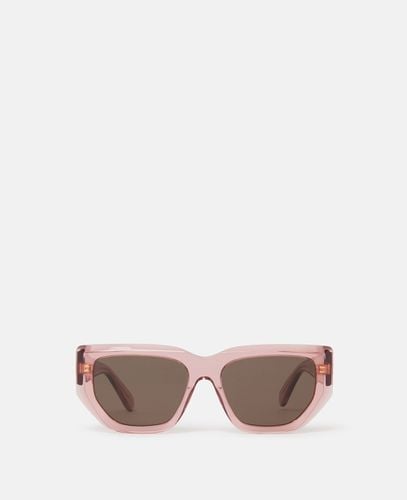 Occhiali da Sole Cat Eye con Logo, Donna - Stella McCartney - Modalova