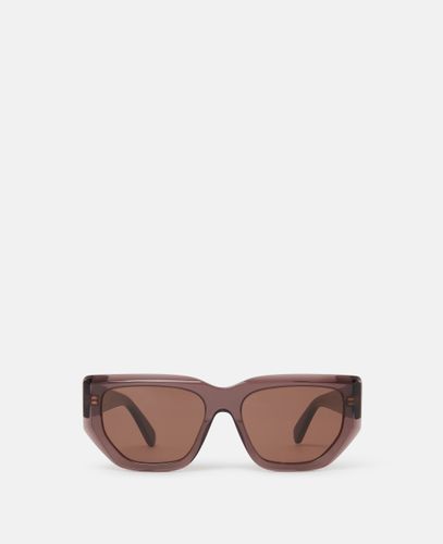 Logo Cat‐Eye Sunglasses, Frau - Stella McCartney - Modalova