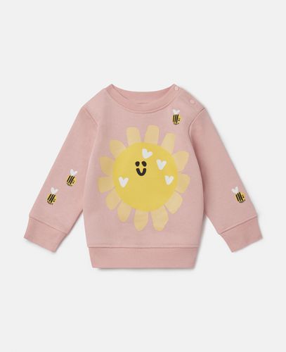 Felpa con sole e api, Donna, , Taglia: 6m - Stella McCartney - Modalova