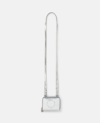 Logo Zip Strap Cardholder, Woman - Stella McCartney - Modalova