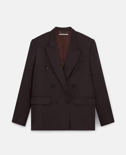 Blazer Doppiopetto in Lana, Donna, , Taglia: 42 - Stella McCartney - Modalova