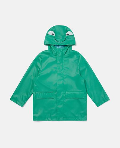 Impermeabile con cappuccio grafica rana, , Taglia: 6 - Stella McCartney - Modalova