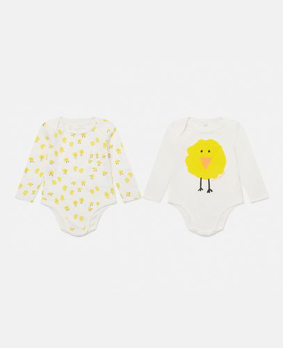 Chick Pattern Sleepsuit Set, Woman, , Size: 12m - Stella McCartney - Modalova