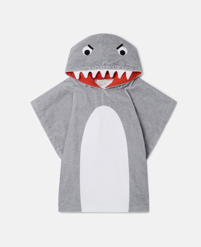 Shark Hooded Towel, Donna, , Taglia: XS - Stella McCartney - Modalova