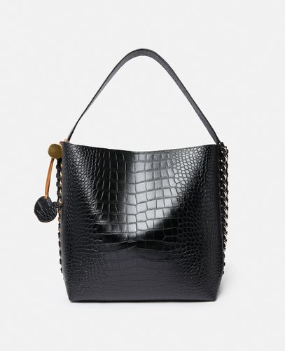 Frayme Tote Bag mit Kroko-Prägung, Frau - Stella McCartney - Modalova