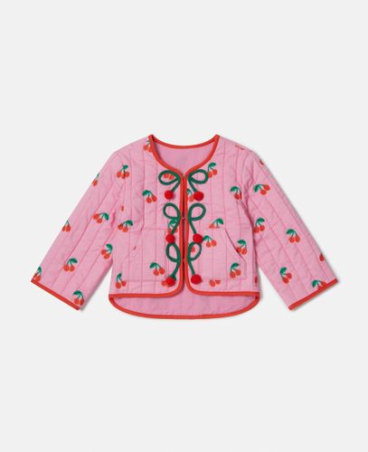 Cherry Print Quilted Jacket, Woman, , Size: 36m - Stella McCartney - Modalova