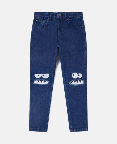 Monster Graphic Straight-Leg Jeans, , Size: 12 - Stella McCartney - Modalova