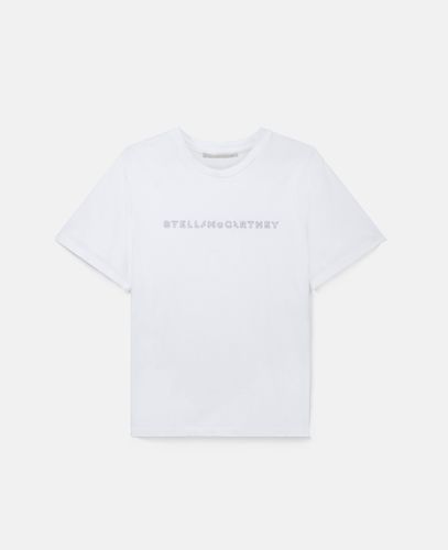 Oversize-T-Shirt aus Baumwolle mit Grafik, Frau, , Größe: XS - Stella McCartney - Modalova