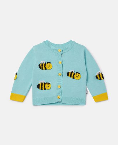 Bumblebee Crochet Appliqué Cardigan, Donna, , Taglia: 18m - Stella McCartney - Modalova