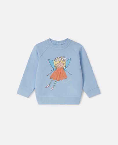 Fairy Graphic Crewneck Sweatshirt, Woman, , Size: 18m - Stella McCartney - Modalova