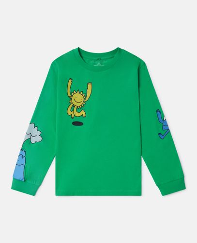 Earth Friends Graphic Long-Sleeve Top, , Size: 5 - Stella McCartney - Modalova