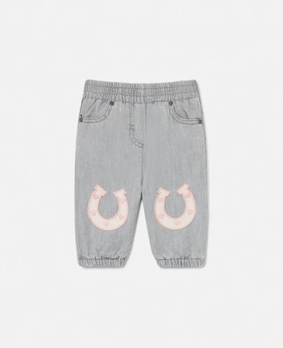 Pantaloni con Applicazione Ferro di Cavallo, Donna, , Taglia: 18m - Stella McCartney - Modalova