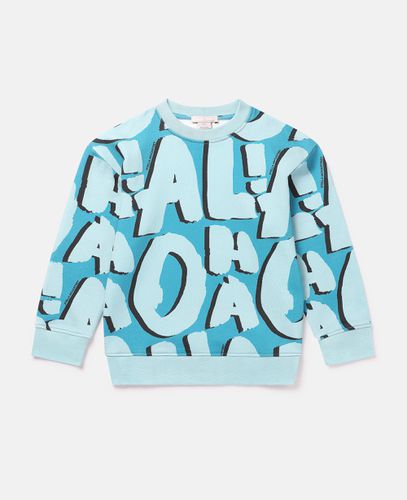 Aloha Lettering Sweatshirt, Frau, , Größe: 8 - Stella McCartney - Modalova