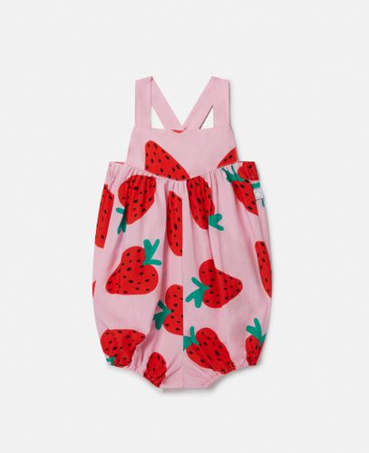 Strawberry Print Romper, , Size: 12m - Stella McCartney - Modalova