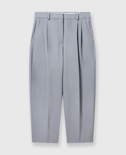 Pantaloni in Lana a Pieghe con Vita Alta, Donna, , Taglia: 36 - Stella McCartney - Modalova