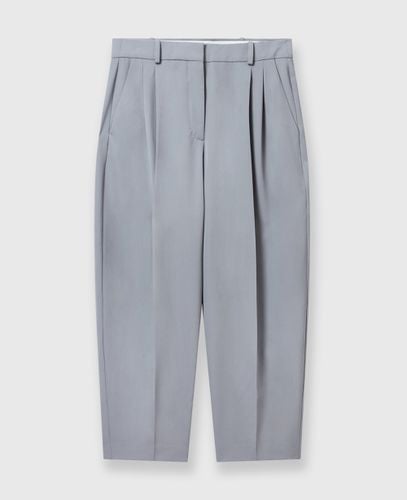 Pantaloni in Lana a Pieghe con Vita Alta, Donna, , Taglia: 44 - Stella McCartney - Modalova