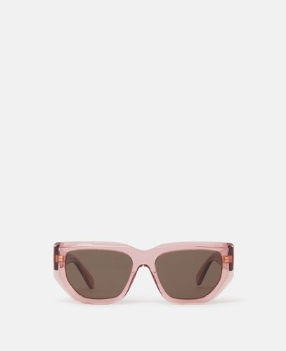 Cat-Eye-Sonnenbrille mit Logo, Frau - Stella McCartney - Modalova