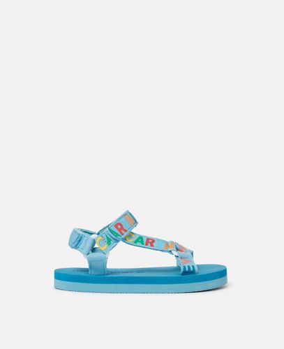 Logo Tape Sandals, Woman, , Size: 34 - Stella McCartney - Modalova