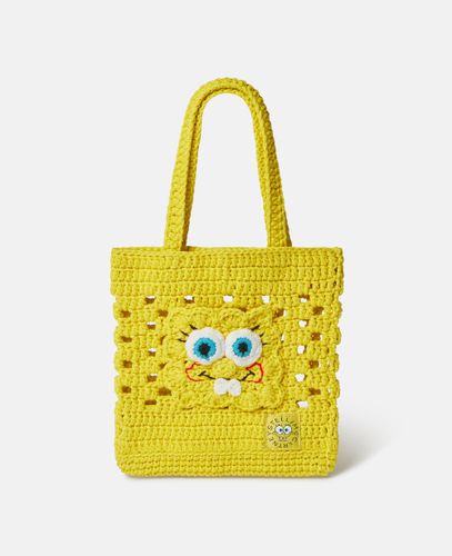 Sponge Bob Graphic Crochet Tote Bag - Stella McCartney - Modalova