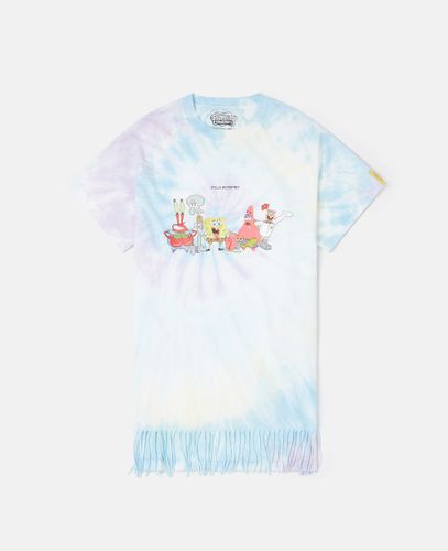 Sponge Bob Graphic Tie-Dye T-shirt, Woman, , Size: 3 - Stella McCartney - Modalova