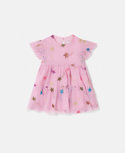 Besticktes Kleid mit Sternschnuppen, Frau, /, Größe: 9m - Stella McCartney - Modalova