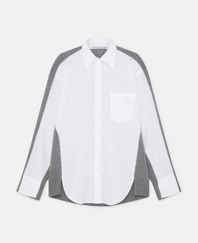Langaermeliger Pullover mit Shirt Details, Frau, , Größe: S - Stella McCartney - Modalova