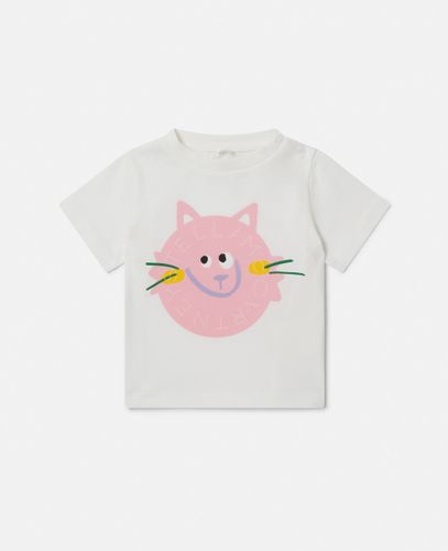 Cat Graphic T-Shirt, , Size: 18m - Stella McCartney - Modalova