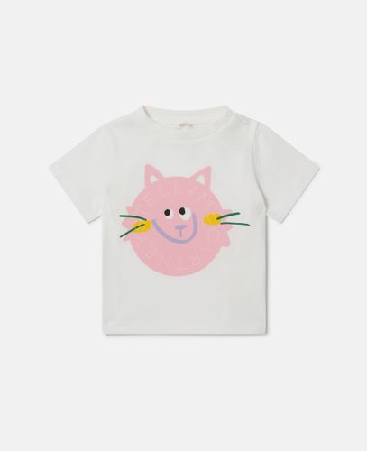 Cat Graphic T-Shirt, , Size: 3m - Stella McCartney - Modalova