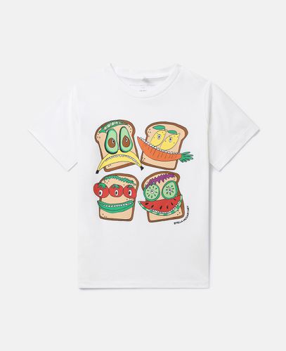 T-shirt Veggie Sandwich, Donna, , Taglia: 4 - Stella McCartney - Modalova