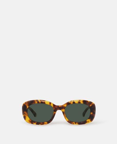 Markante ovale Sonnenbrille, Frau - Stella McCartney - Modalova