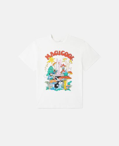 Woodland Friends Crewneck T-Shirt, , Size: 6 - Stella McCartney - Modalova