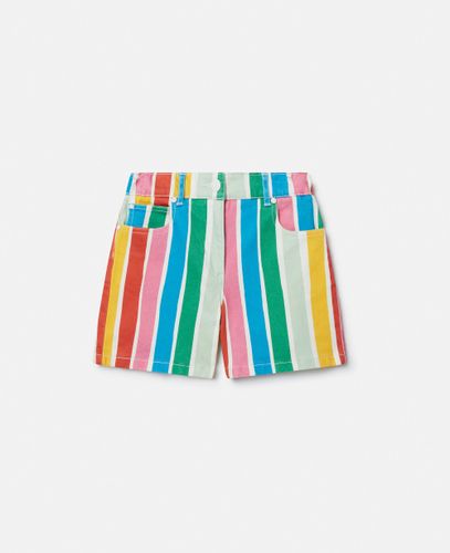 Striped Shorts, Woman, , Size: 14 - Stella McCartney - Modalova