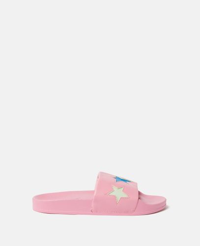 Star Print Slides, Woman, , Size: 37 - Stella McCartney - Modalova