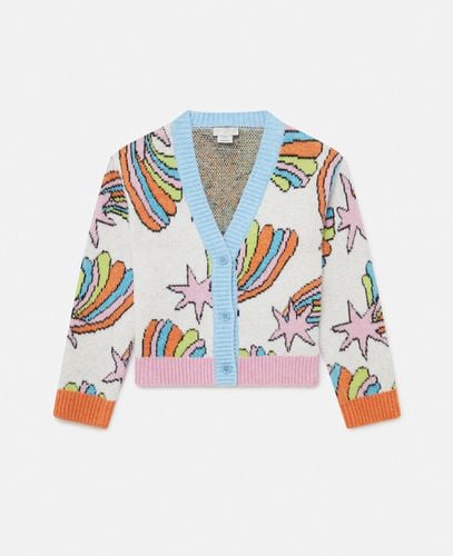 Shooting Stars Knitted Cardigan, Woman, , Size: 6 - Stella McCartney - Modalova