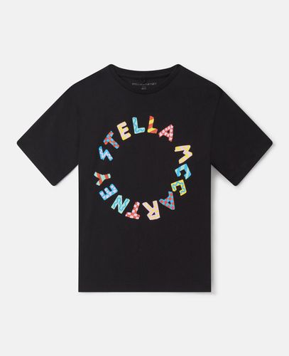 Medallion Logo T-Shirt, Woman, , Size: 6 - Stella McCartney - Modalova