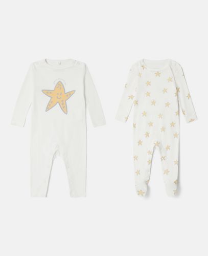 Smiling Stella Star Print Sleepsuit Set, Donna, /, Taglia: 6m - Stella McCartney - Modalova