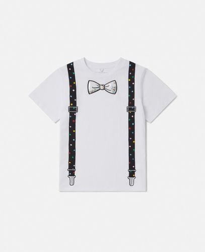 Bowtie and Braces Graphic T-Shirt, Woman, , Size: 6 - Stella McCartney - Modalova