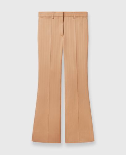 Pantaloni Svasati a Righe e Vita Bassa, Donna, , Taglia: 42 - Stella McCartney - Modalova