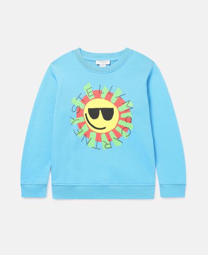 Sunshine Face Sweatshirt, Woman, , Size: 14 - Stella McCartney - Modalova