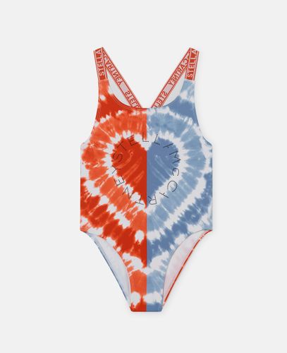 Heart Tie-Dye Graphic Swimsuit, /, Size: 10 - Stella McCartney - Modalova