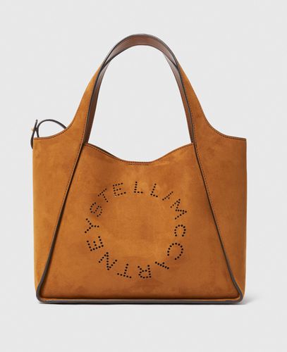 Borsa Tote a Tracolla con Manico Superiore e Logo, Donna - Stella McCartney - Modalova