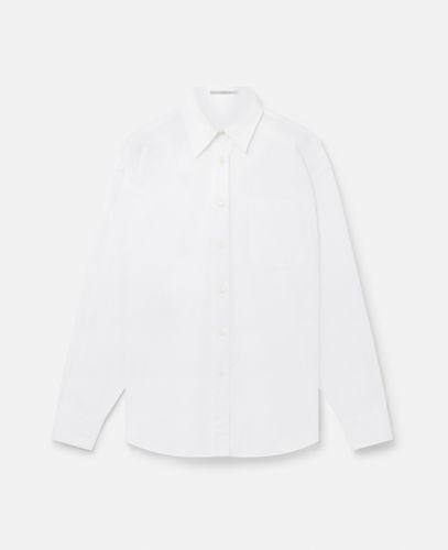 Regenerative Cotton Boyfriend Shirt, Woman, , Size: 46 - Stella McCartney - Modalova