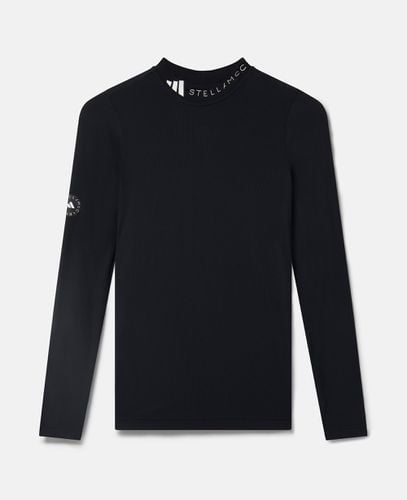 TrueCasuals Sportswear Longsleeve aus Rippstrick, Frau, , Größe: M - Stella McCartney - Modalova