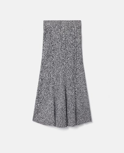 Mouline Rib Knit Skirt, Woman, , Size: XS - Stella McCartney - Modalova