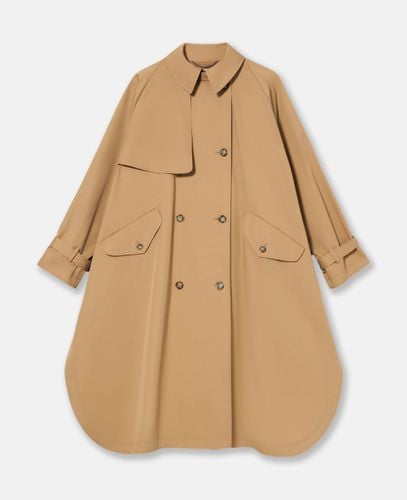 Pointed Collar A-Line Trench Coat, Woman, , Size: 44 - Stella McCartney - Modalova