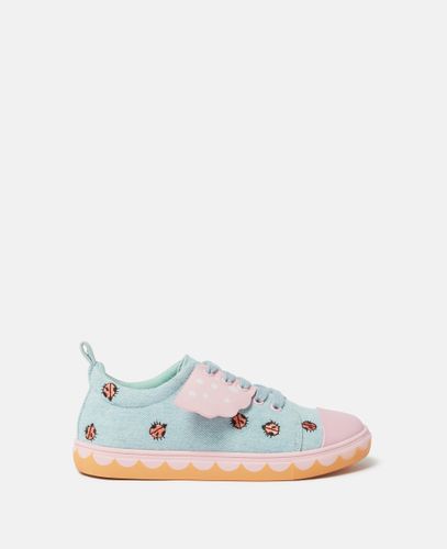 Ladybird Lace-Up Canvas Trainers, Woman, /, Size: 31 - Stella McCartney - Modalova