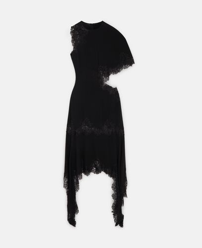 Guipere Lace Silk Georgette Dress, Woman, , Size: 38 - Stella McCartney - Modalova