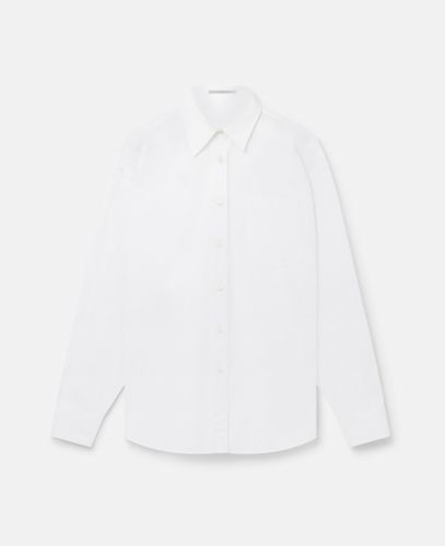 Boyfriend Hemd aus regenerativer Baumwolle, Frau, , Größe: 40 - Stella McCartney - Modalova