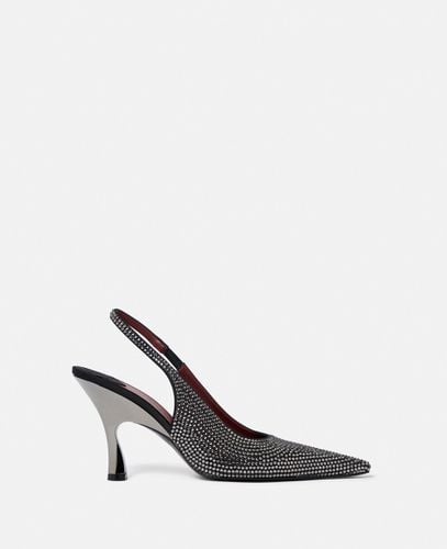 Slingbacks Elsa mit Kristallen, Frau, , Größe: 37 - Stella McCartney - Modalova