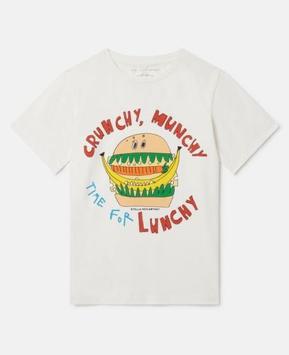 Crunchy Lunchy T-Shirt, Woman, , Size: 3 - Stella McCartney - Modalova